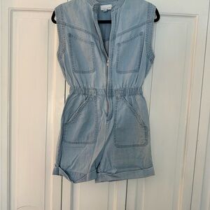 Top shop Denim Romper